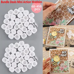 60-450pcs Action Wobbles Set Self-Adhesive Mini Wobble Springs To Add Movement to Your Interactive Cards Bundle Wobblers Movers