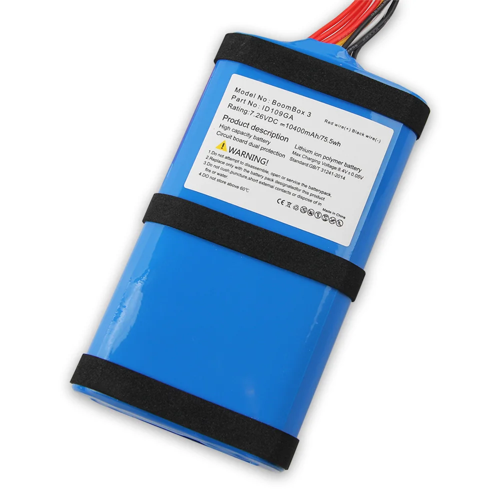 Replacement Battery ID109GA For JBL Boombox2 Boombox3 SUN-INTE-213 10400mAh High Quality Speaker Batteries With Tool