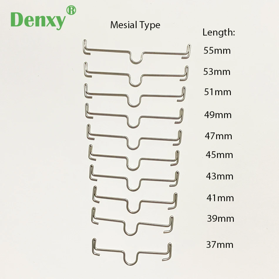 DENXY 10 Stück Dental-Kieferorthopädische Gaumenschienen für das Molarenband mit Lingualhülle, hochwertige Transpalatal-Stäbe – Detail 5