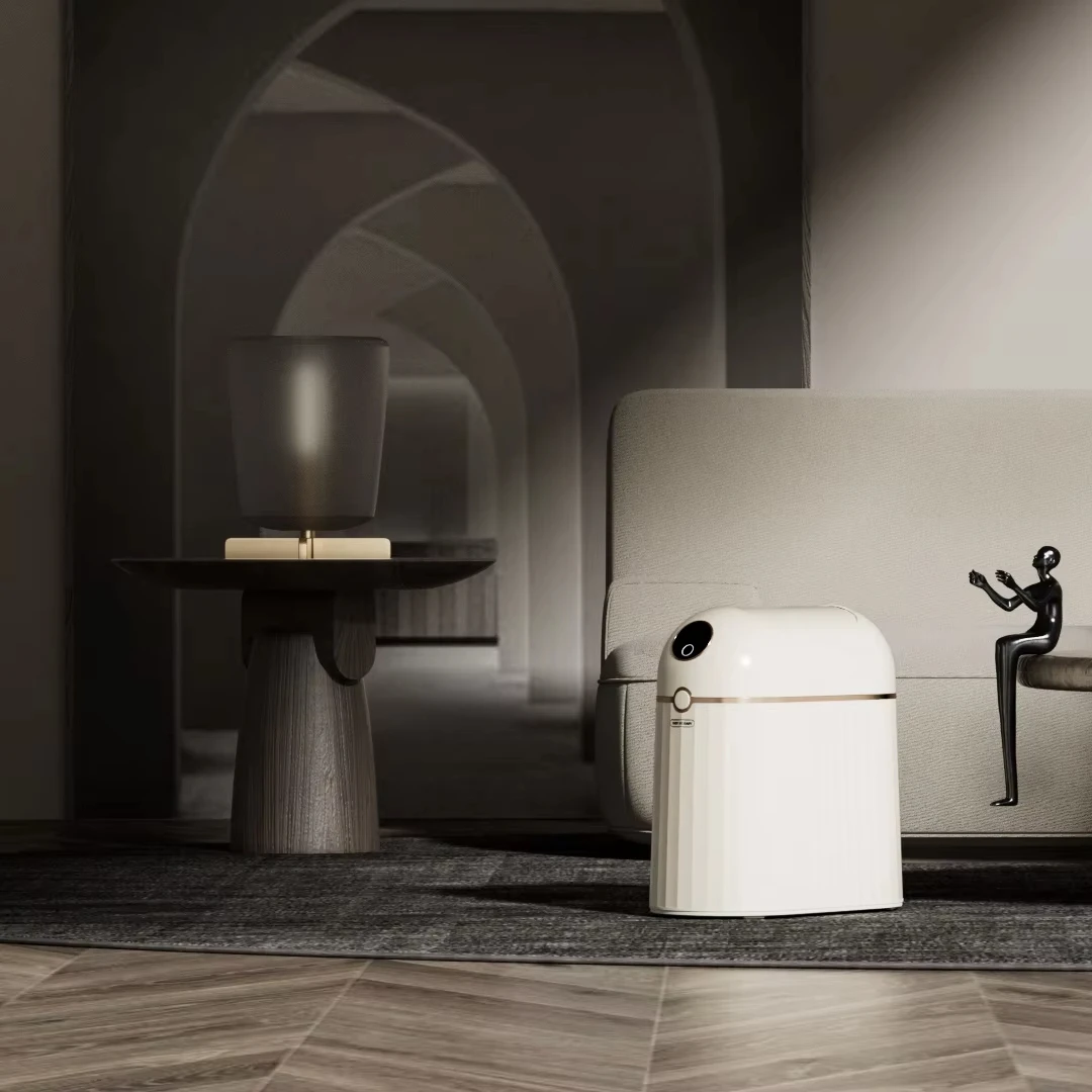 Automatic Trash Can 4 Gallon Self Sealing and Self-Changing Smart Trash Can