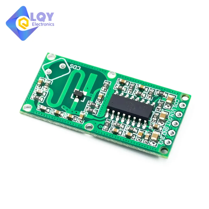 Módulo de sensor de radar de microondas RCWL-0516, interruptor de inducción de cuerpo humano, sensor inteligente