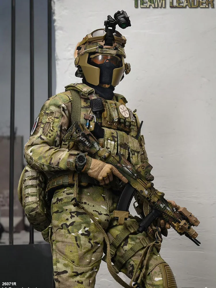 Limitowana EASY&SIMPLE ES 26071R 1/6 FSB SPETSNAZ ALPHA TEAM LEADER Kamuflażowa Tkanina Figurka Akcji Żołnierza Wojskowego 12-calowy