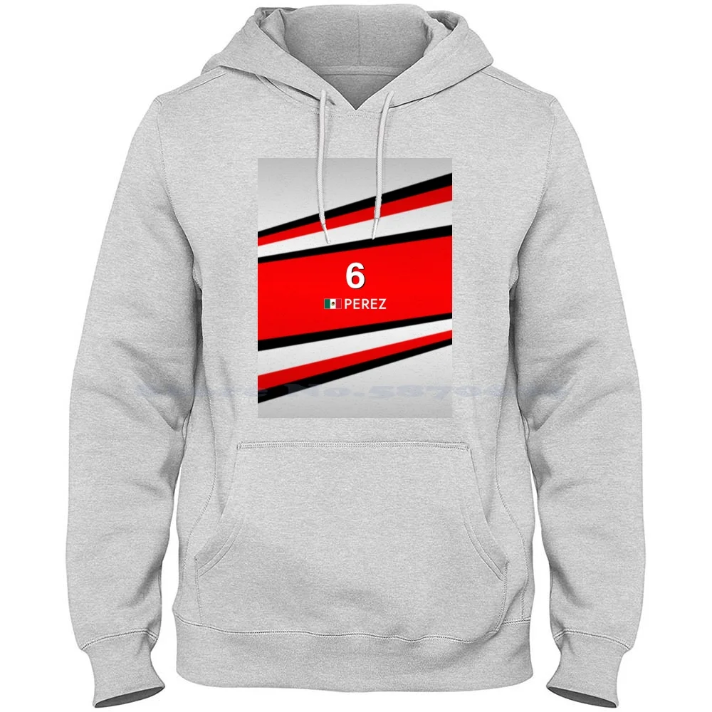 2013-#6 Perez 100% Cotton Hoodie 2013 Motorsport Racing Driver Mexico Sergio Perez