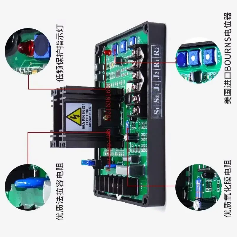 Limited Offer NEW Excitation Voltage Regulator GAVR-15A 15B Voltage Regulator Brushless Generator AVR Automatic Voltage Regul