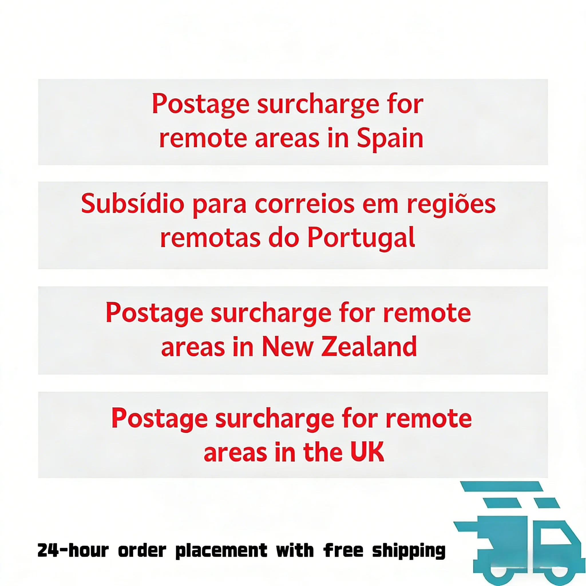 

Remote Freight Surcharge Link (Not Ship Alone) – Please Ask Shop Owner First Before Placing Order, Thank You