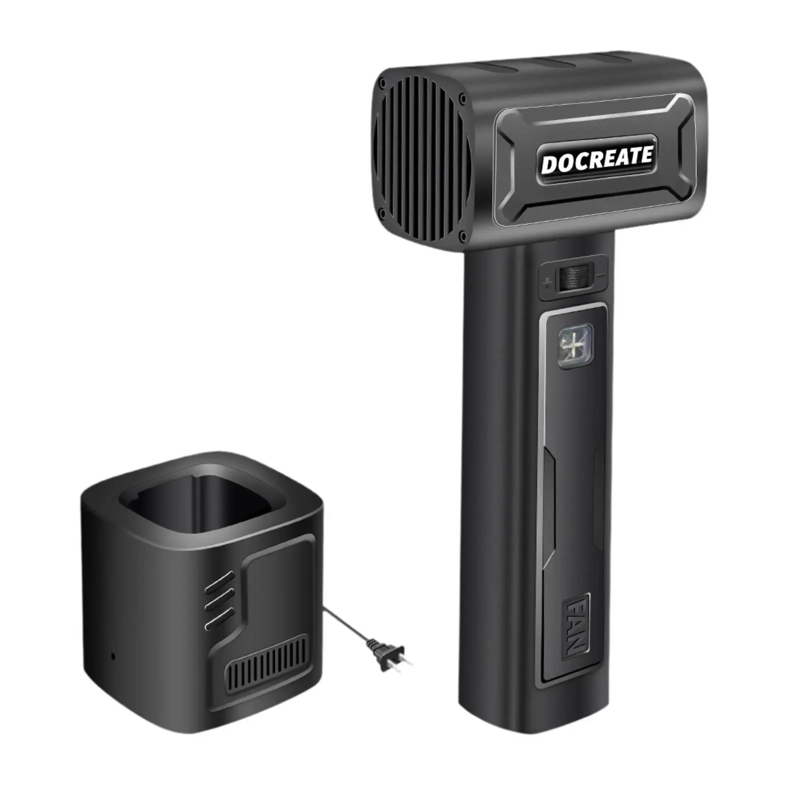 High Speed Turbofan Brushless Rechargeable Multifunctional Violent Fan for Outdoors Workshop Crevices Computer Keyboards Window