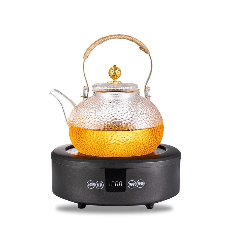 1000W Electric Ceramic Heater Tea Maker Smart Tea Stove Electric Hot Plate Boiled Water Multicooker Mini Heating Furnace 220V