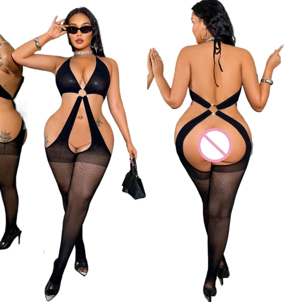 

sexy underwear Tights Soft Nightwear costumes Sleepwear Nightgown bodysuit sleepwear lingerie Crotchless suit body Nightdress