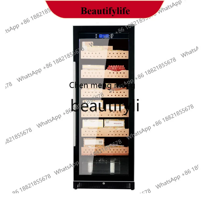 AB02  Constant Temperature and Humidity Single Door Cigar Cabinet Single Temperature Intelligent Display Cigar Cabinet
