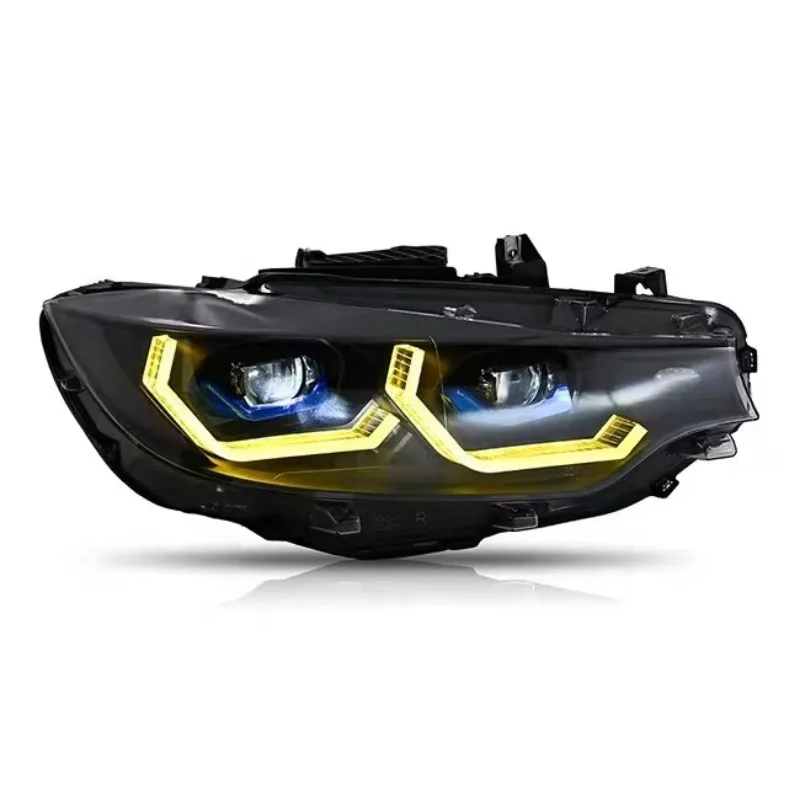 6500K  LED Headlight, Dual Color DRL Lamp, 8000LM Super Bright 12V Retrofit Auto Facelift Styling Lights