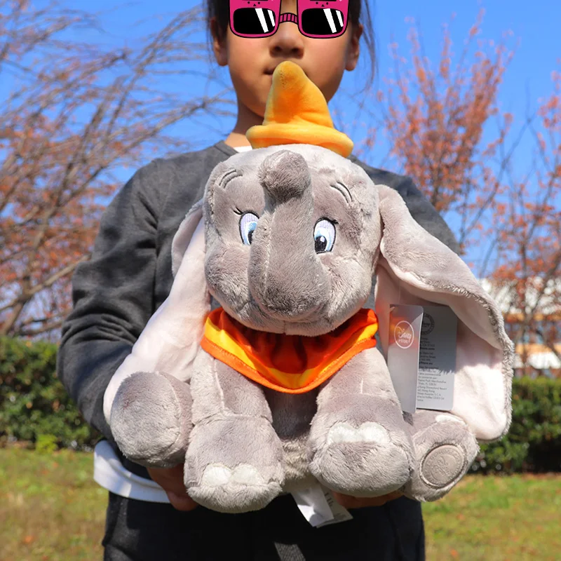 30cm Original Dumbo Elephant Plush Toy Tokyo Disneyland Soft Gray Stuffed Animal Kawaii Anime Stuff Plushies Figure Doll For Boy