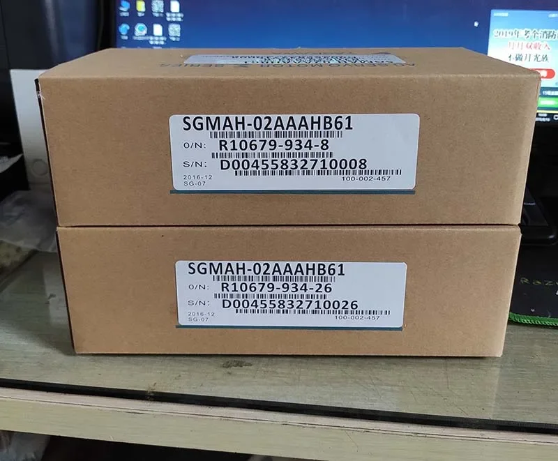 تسليم سريع SGMAH-02AAAHB61 السعر المنخفض Mini Yaskawa 400W AC محرك سيرفو وسائق