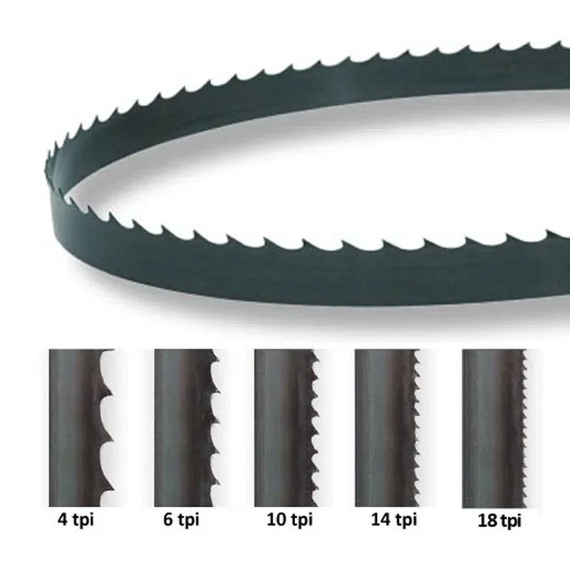 2pcs for METABO BAS 315/316/317/318, Makita Carbon Bandsaw Blades 2240mmx6.35mm Band Saw 6 14 TPI Woodworking Tools