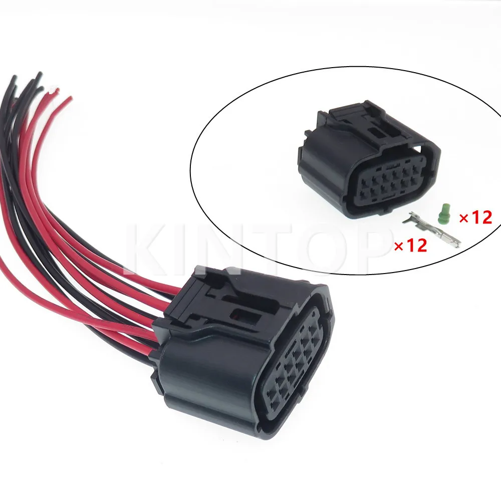 

1 Set 12 Pins 6189-1128 AC Assembly Car Plug Wire Cable Harness Waterproof Connetor 91980-12356 9098012356