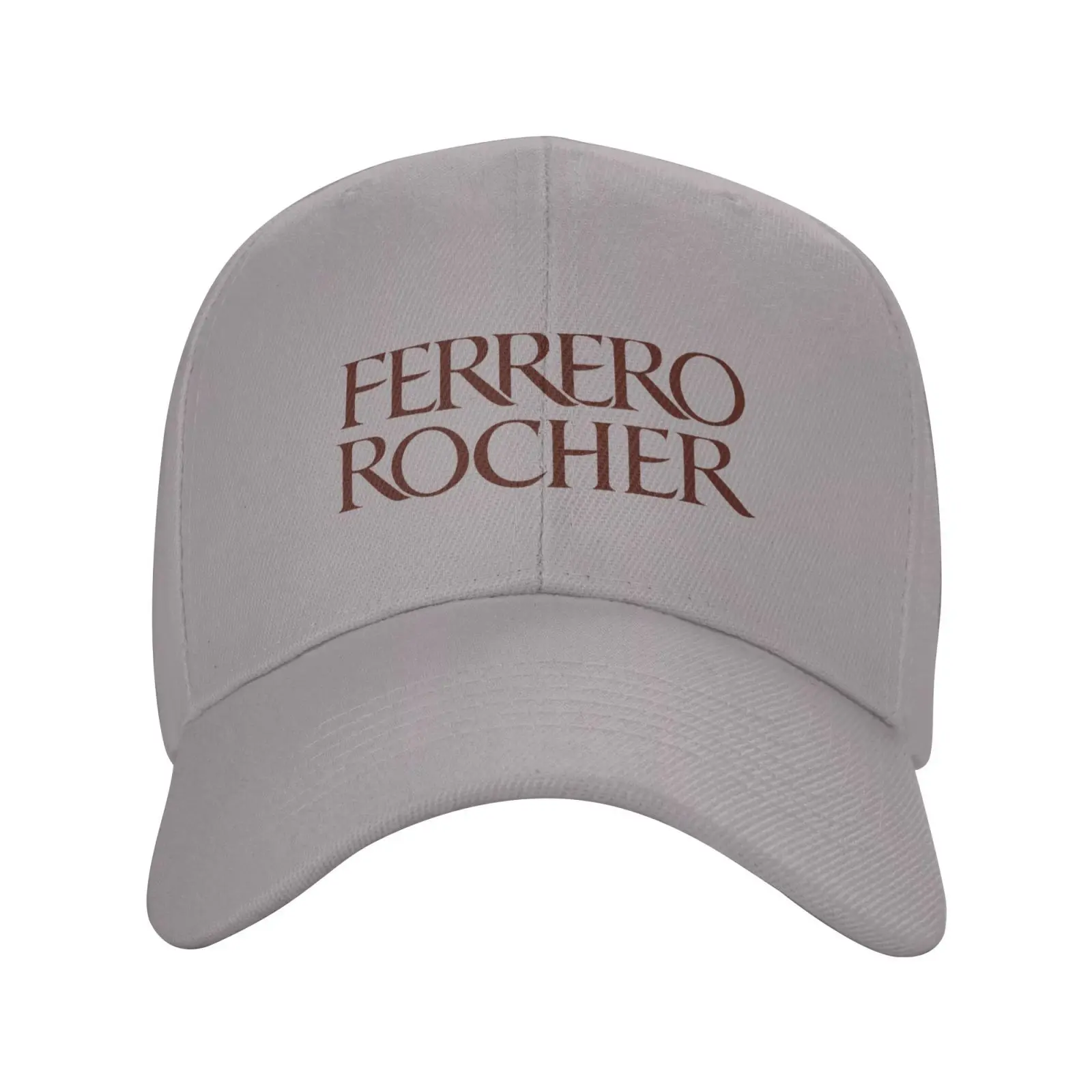 Ferrero Rocher Logo Baseball Cap, Qualidade Denim Cap, Chapéu De Malha