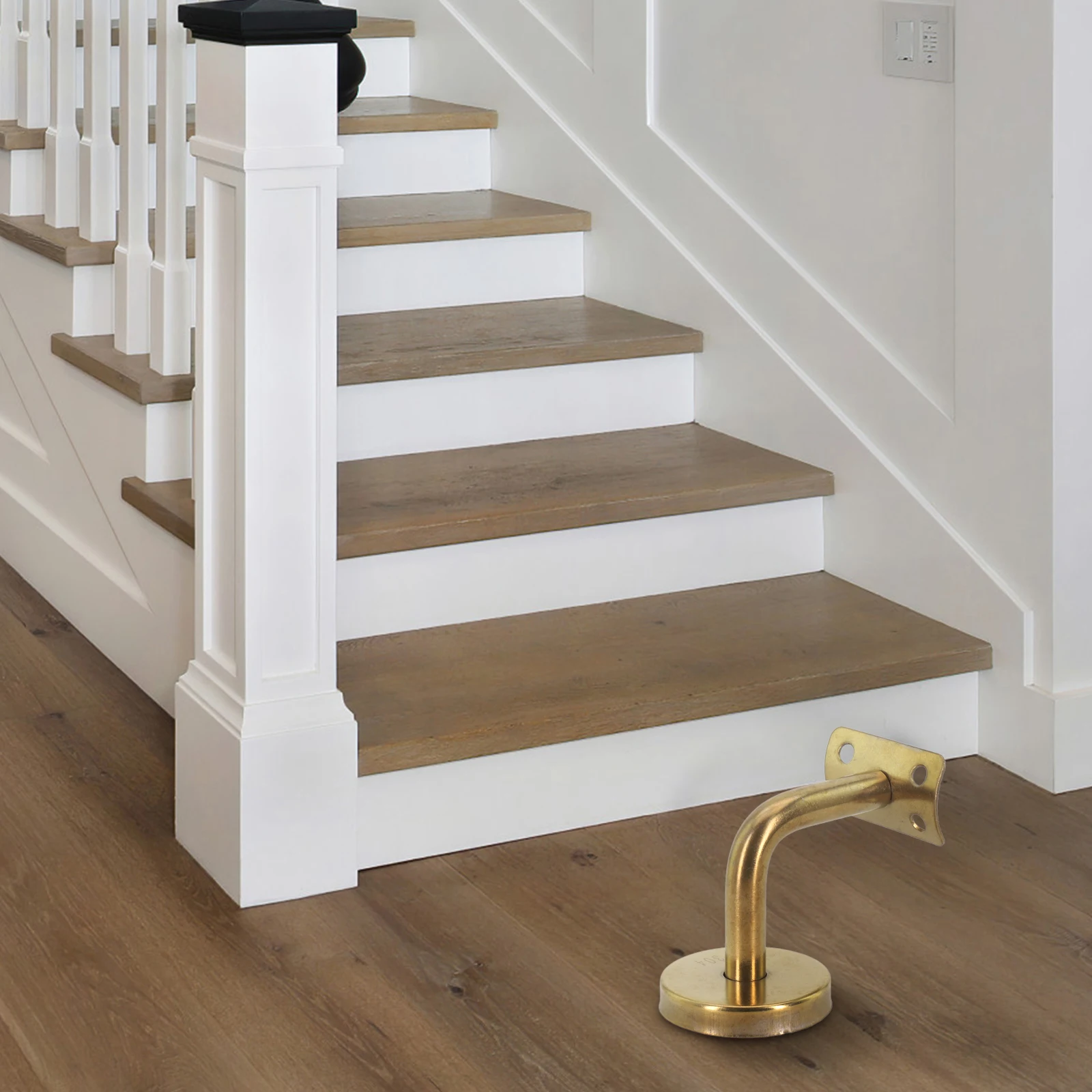 Brightness Of Your Monitor Gold Handrail Polished Chrome Modern Appearance Safe And Stable Widely Used High Quality