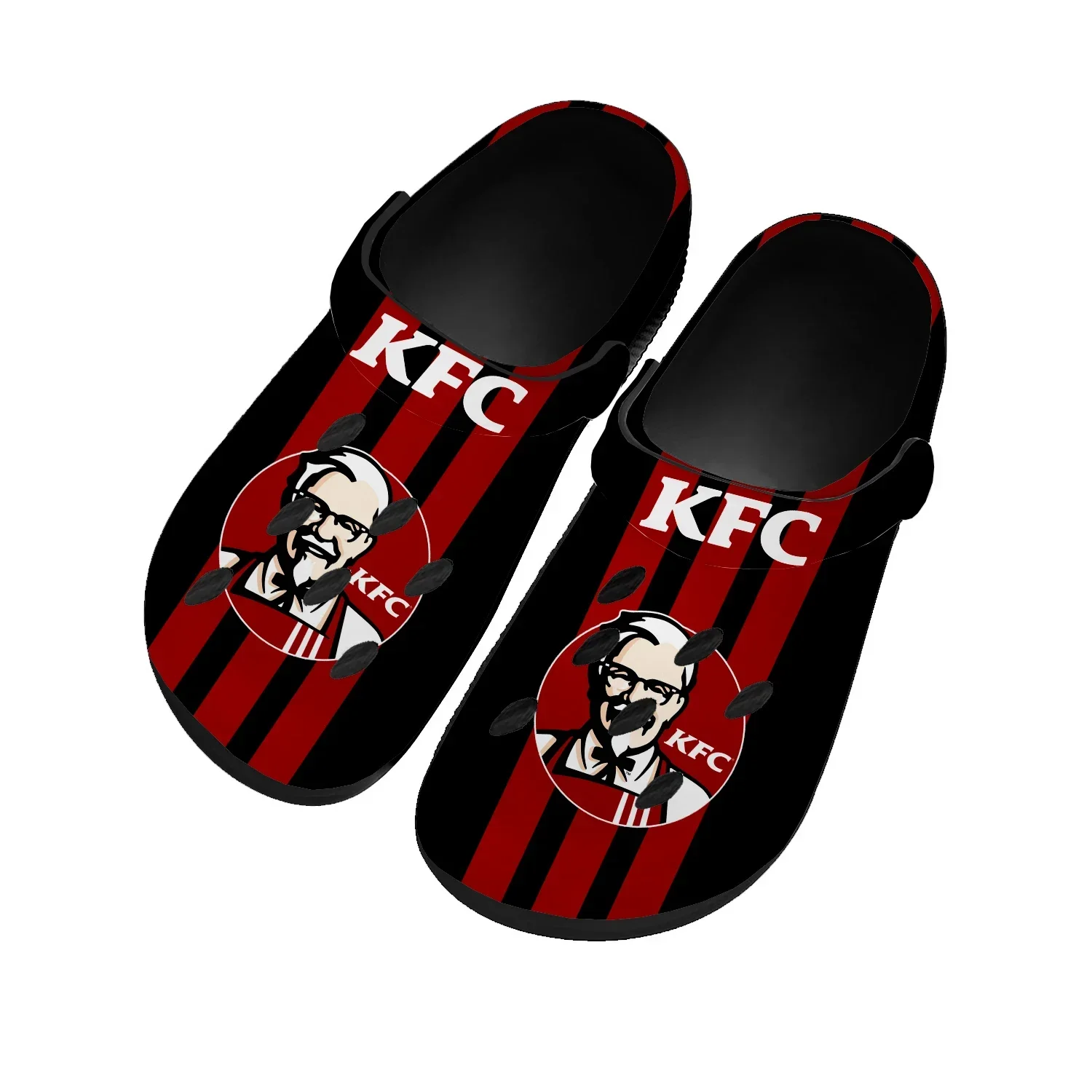 

Kentucky Fried Chicken Home Clogs Custom Water Shoes Mens Womens Teenager Sandals Garden Clog Breathable Beach Hole Slippers