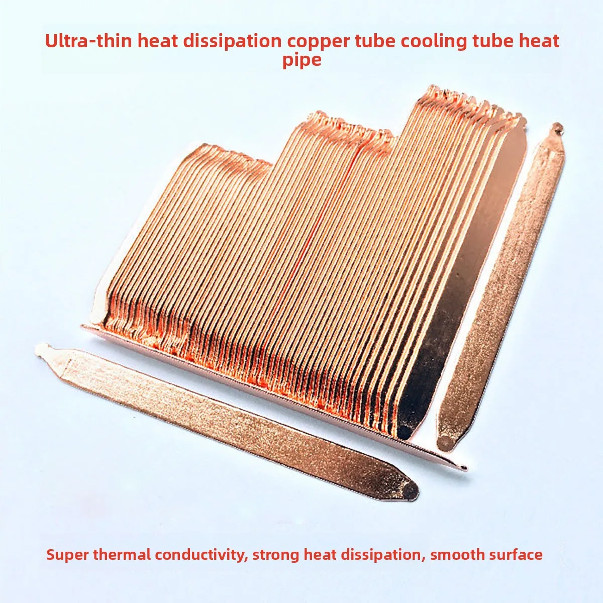 1.0mm Thin Thermal Copper Tube, Heat Conduction Cooling Pipe for Smartphone Tablet Heat Sink Application