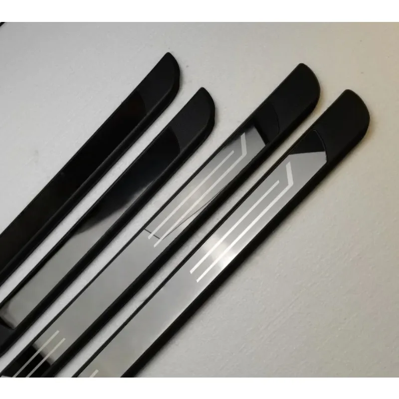 FOR Volkswagen Polo 2011-2012 2013 2014 2015 2016 2017 2018 2019 Car Accessories Door Sill Pedal Scuff Plate  Guard Protector