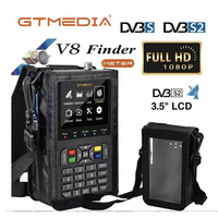 GTMEDIA V8 Finder2+Bag Satellite Finder Meter DVB-S/S2/S2X 1080P 3.5 Inch High Definition TFT LCD Screen H.264 vs WS-6933