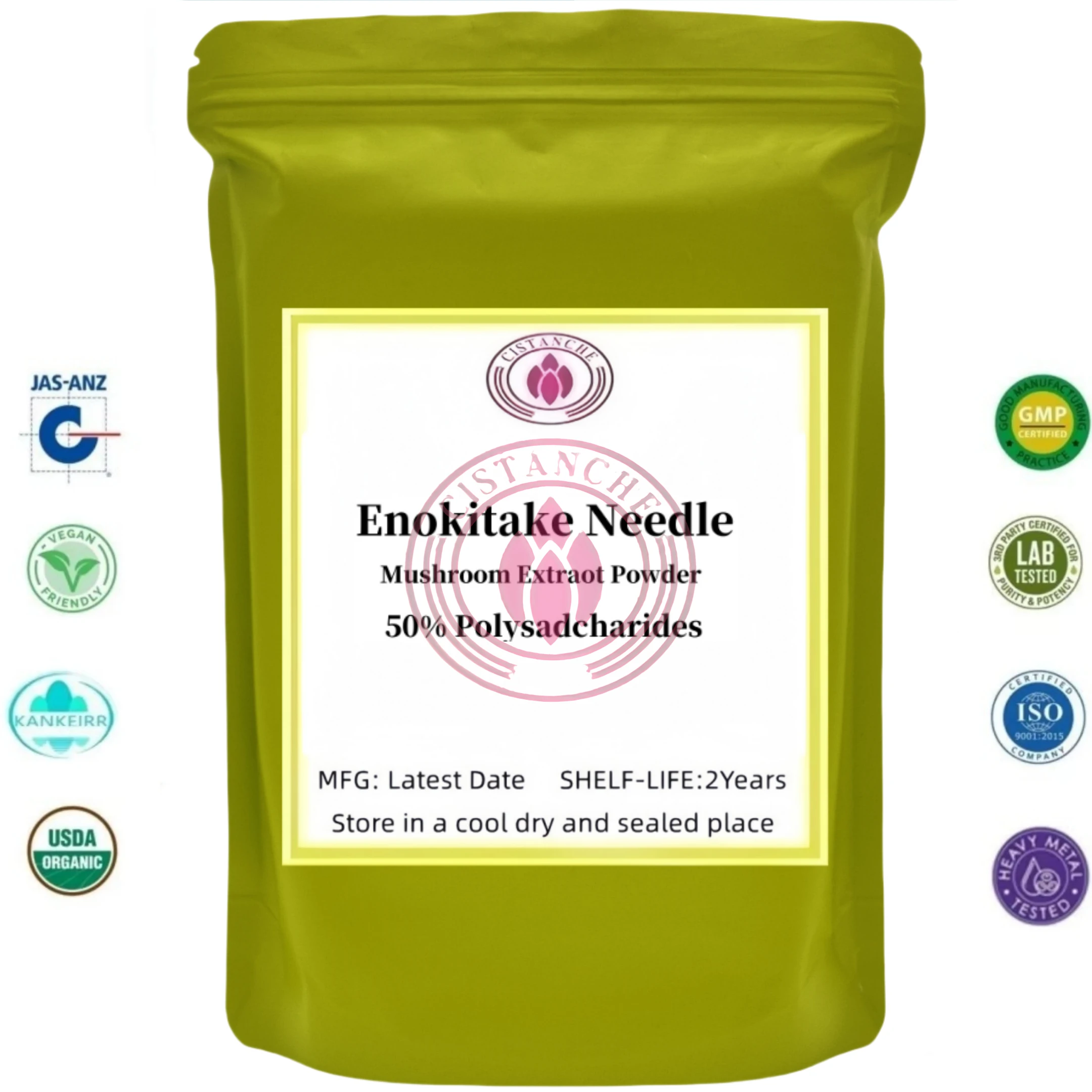 

Игла Enokitake, индивидуальные порошковые многоразовые пакеты, упаковка для глобального производства мыла, фабрики сырья