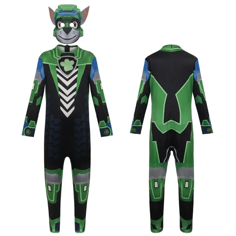 Monos infantiles para niños, disfraz de perro patrulla, disfraces de Halloween, mascota, perro Chase, fiesta de Carnaval, ropa de juego de rol para chico