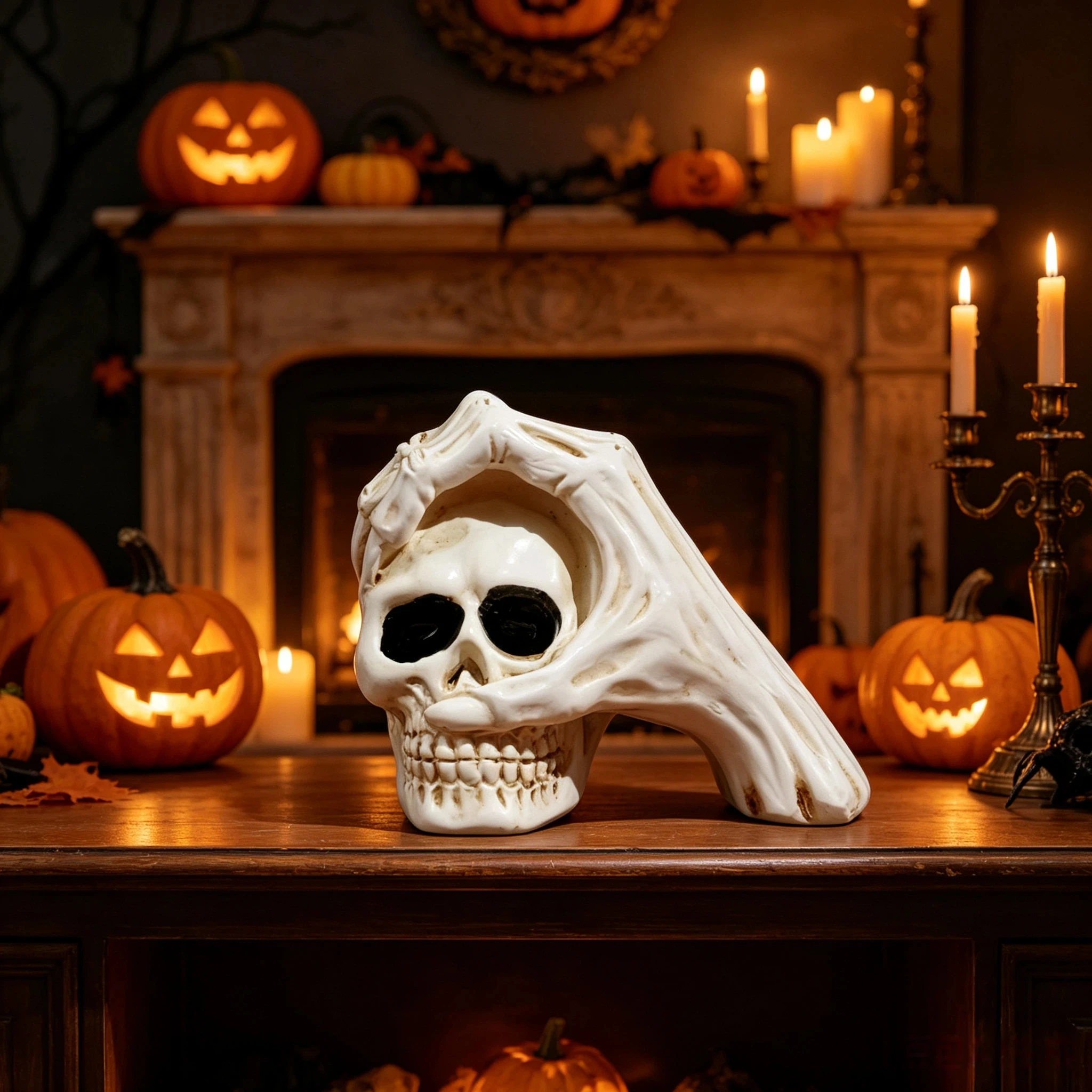 Halloween-themed skull hand re - Tablet Accessories Kit 评论和价格
