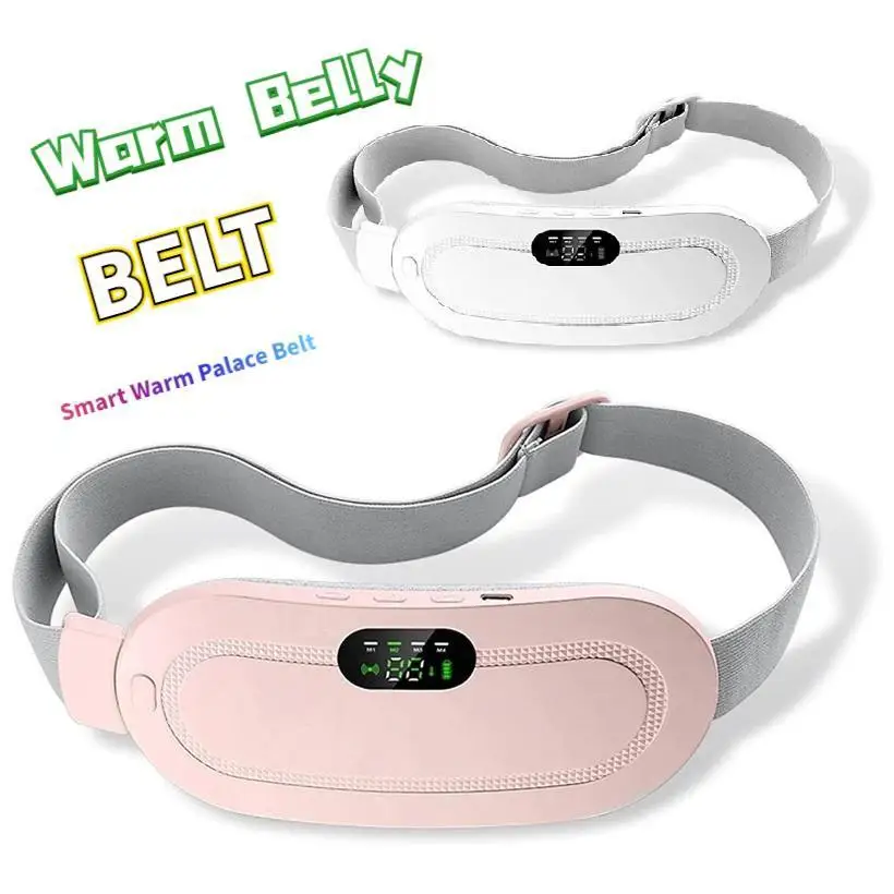 Menstrual Heating Pad Smart Warm Palace Belt Vibrating Abdominal Massager Electric Waist Belt Device