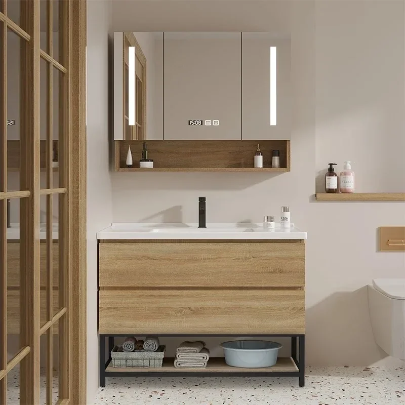 

Luxury Faucet Locker Bathroom Cabinet Vanity Display Shelf Sink Unit Bathroom Cabinet Modern Ergonomic Schrank Trendy Furniture