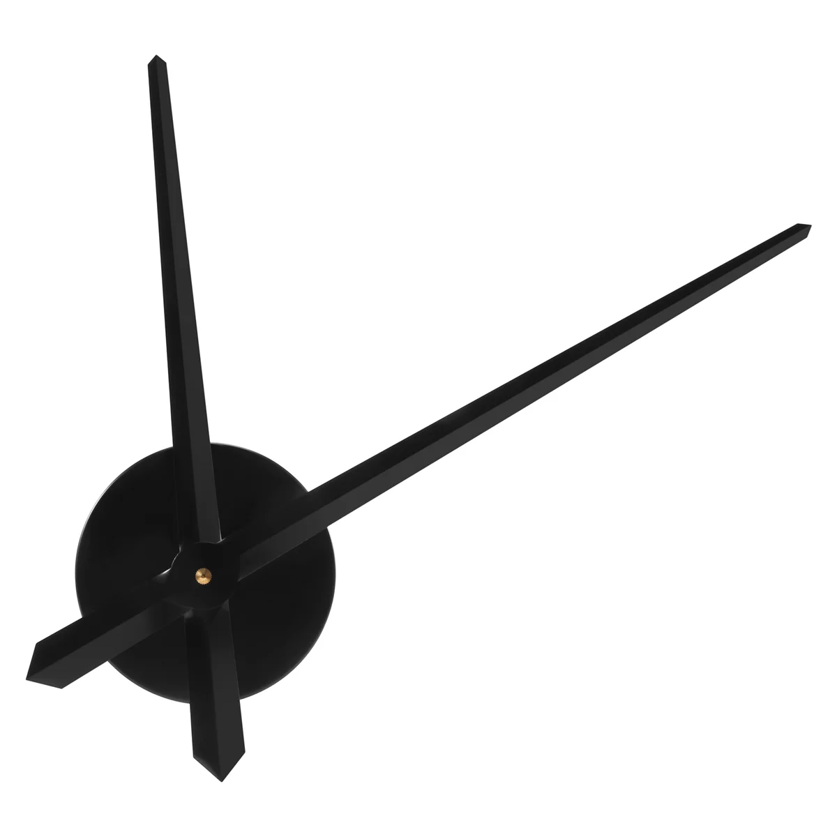 3D Clock Hands,DIY Large Clock Movement Mechanism Needles,Wall Accessories Part Replacement,Black