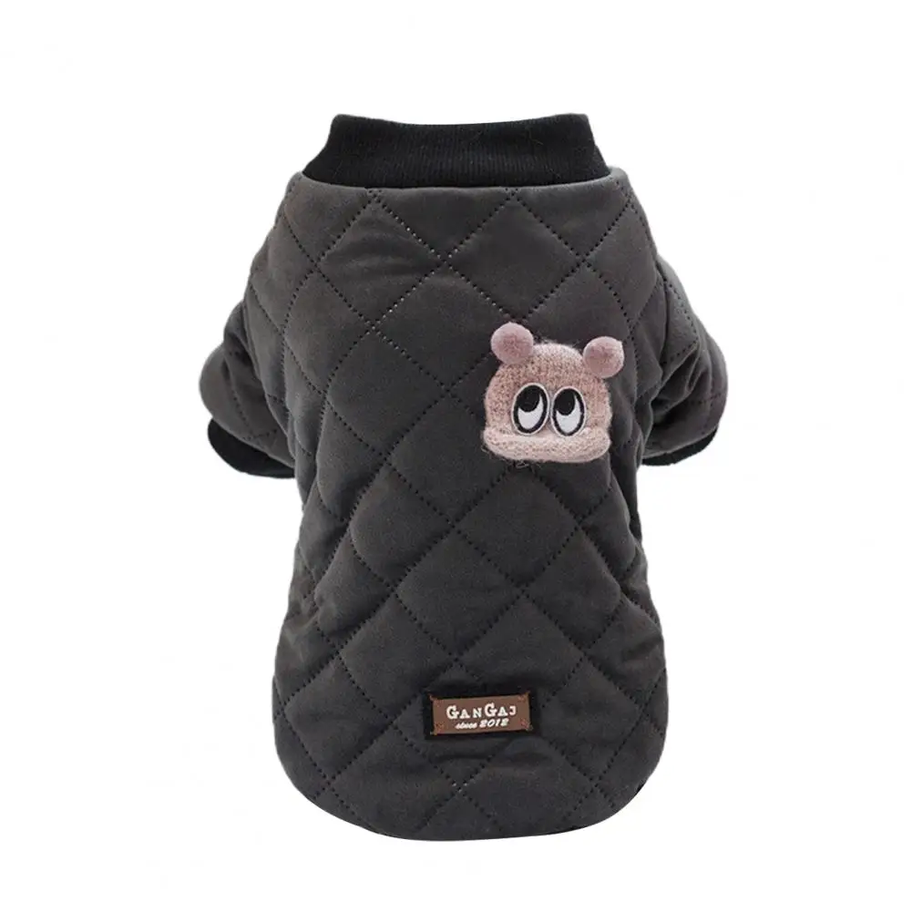 Pet Clothes  Lovely Comfortable Anti-Deformed  Grid Design Dog Coat for Autumn