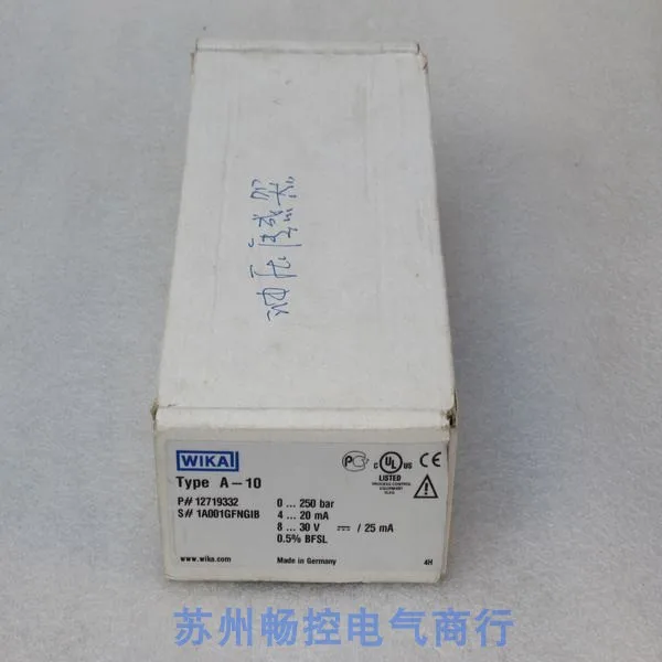 * Spot Sales * New German WIKA Pressure Sensor A-10 Spot 0-250bar