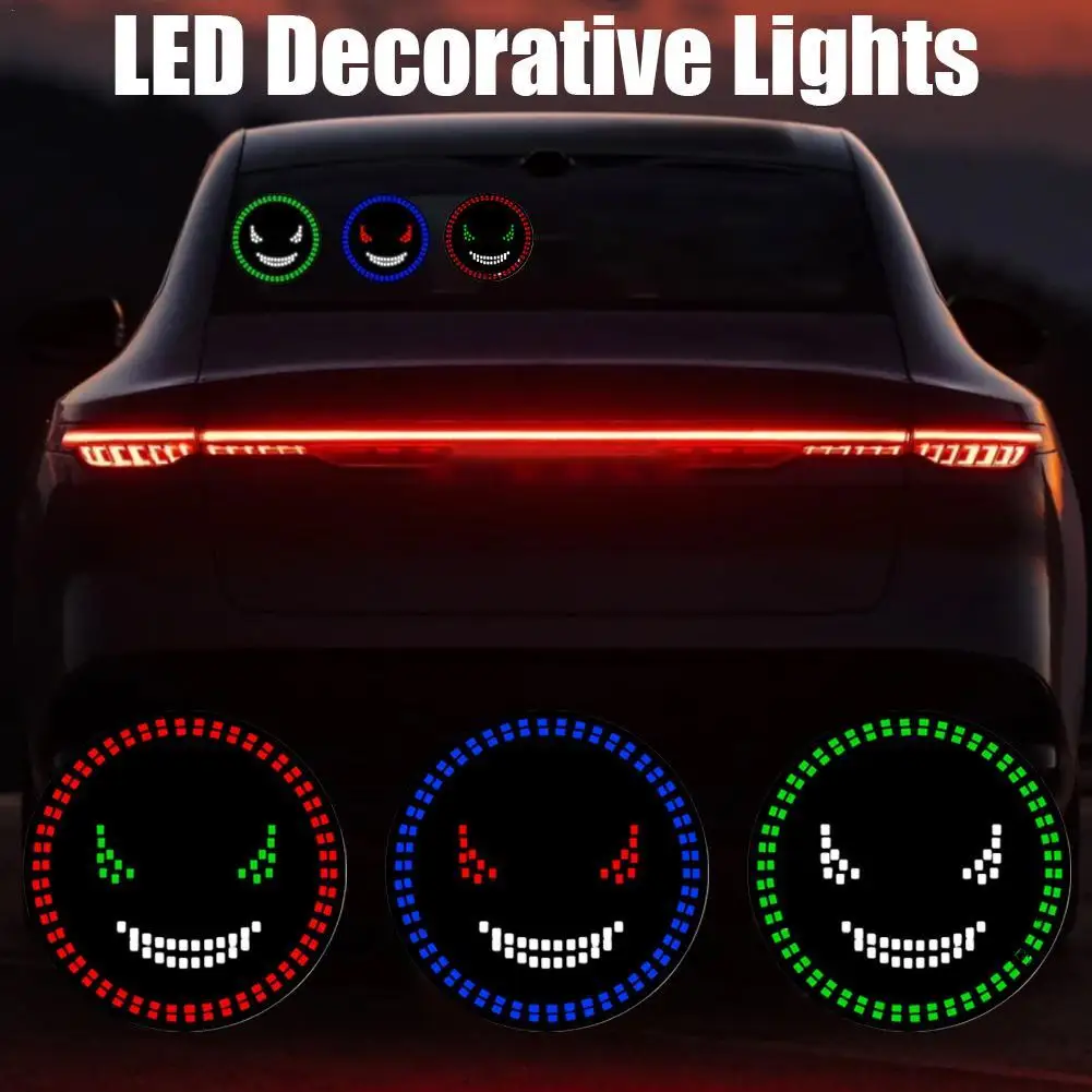 

Дьявольский глаз, выражение заднего окна автомобиля, панель, дисплей на лобовое стекло автомобиля, декоративные лампы, USB 5 В, вилка, светодиодные ленты, светильник