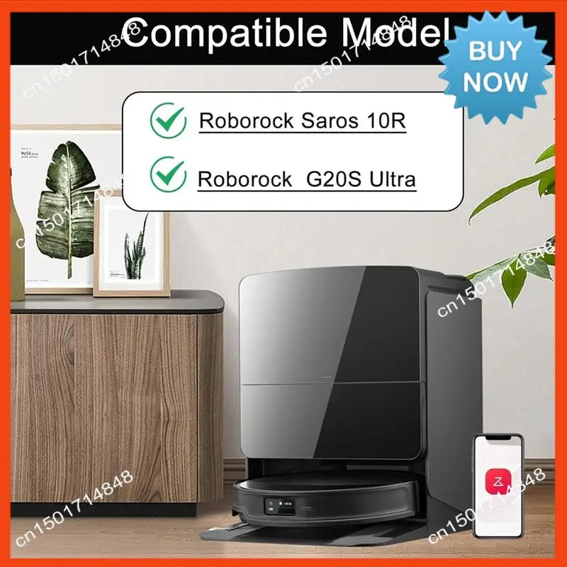 Bism para roborock saros 10r/g20s ultra aspirador de pó peças reposição kits acessórios escovas principais, filtros hepa, almofadas mop