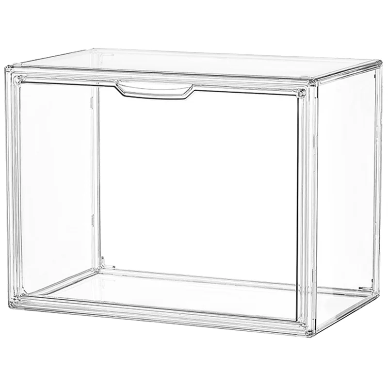 ABNP Purse Storage Organizer for Closet, Clear Acrylic Display Box for Handbag, Stackable Bag Organizer with Magnetic Door