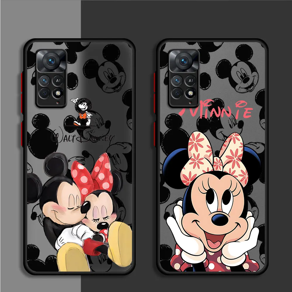 Disney Mickey Mouse Luxury Case for Xiaomi Redmi Note 12 8T 11 Pro 9 11S 12S 10S 10 Pro 9S 11T 8 Pro 7 12 Pro Cover