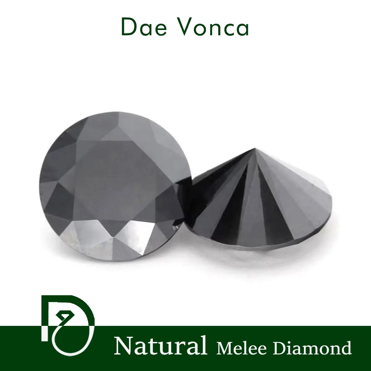 

Natural Black Melee Diamond Size 1.0-3.0mm 1ct Wholesale Round Brilliant Cut Natural Black Loose Diamonds For Jewelry Setting