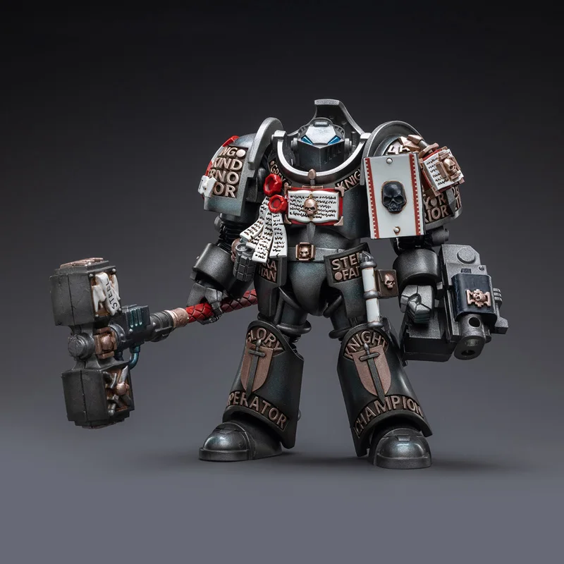 [Précommande] JOYTOY gris chevaliers Terminator Caddon Vibova 1/18 figurine Warhammer 40K Joint mobile poupée jeu soldat cadeau jouet