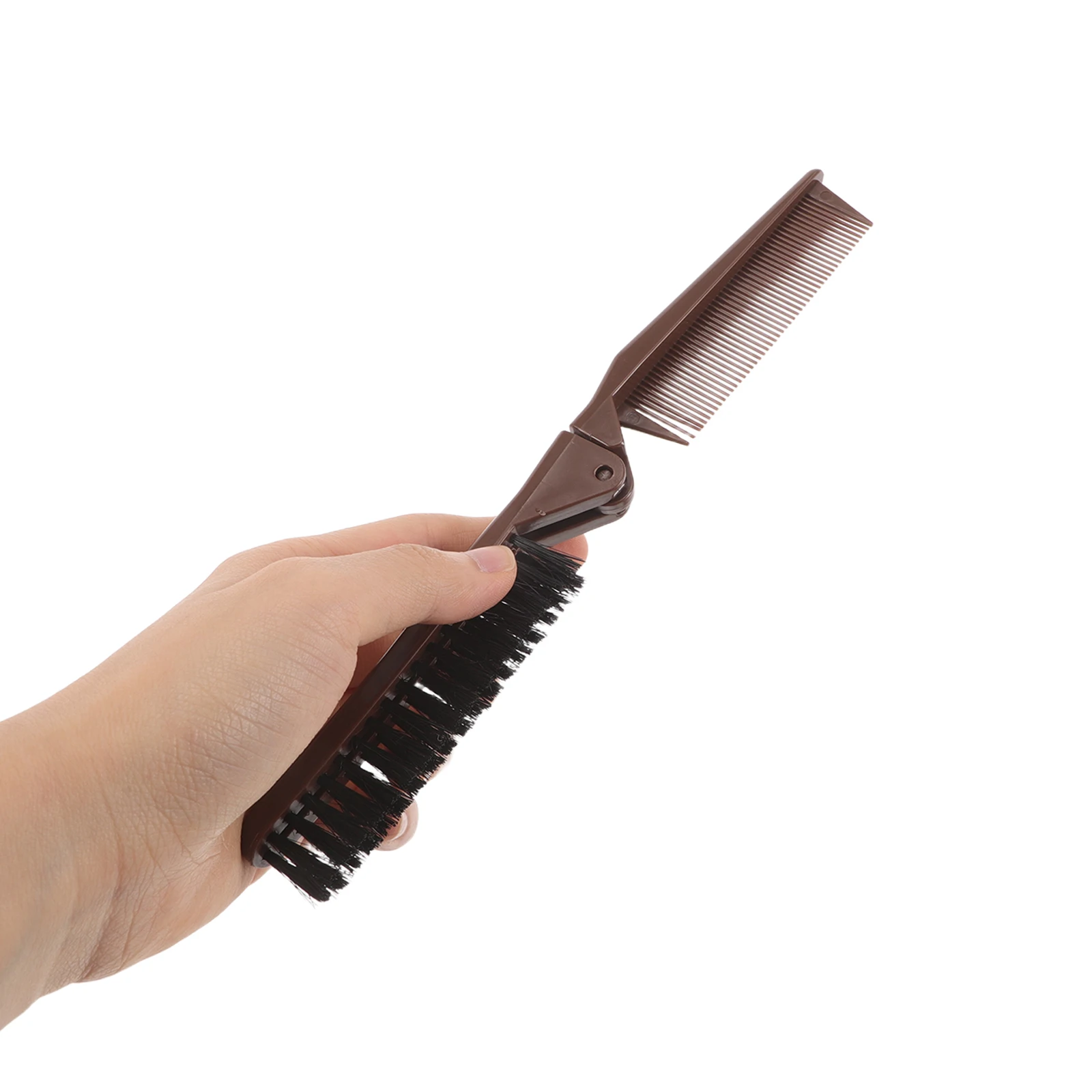 

2Pcs Foldable Travel Comb for Men Women Portable Hair Brush with Double Sided Teeth for Styling and Detangling Folding Pocket