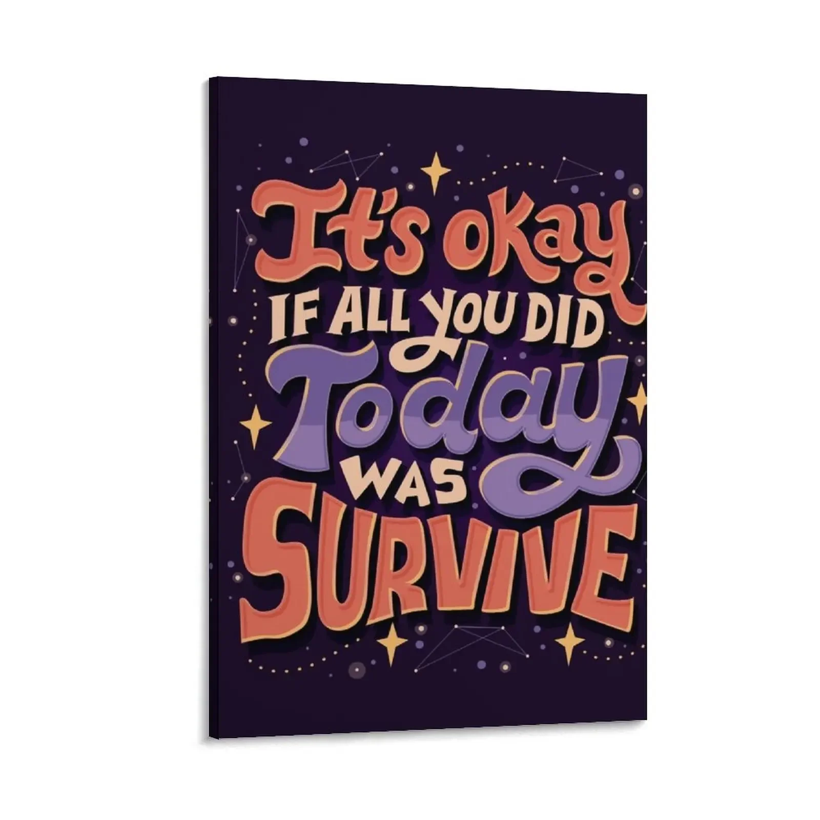 

Survive Canvas Painting aesthetic room decor home decorations