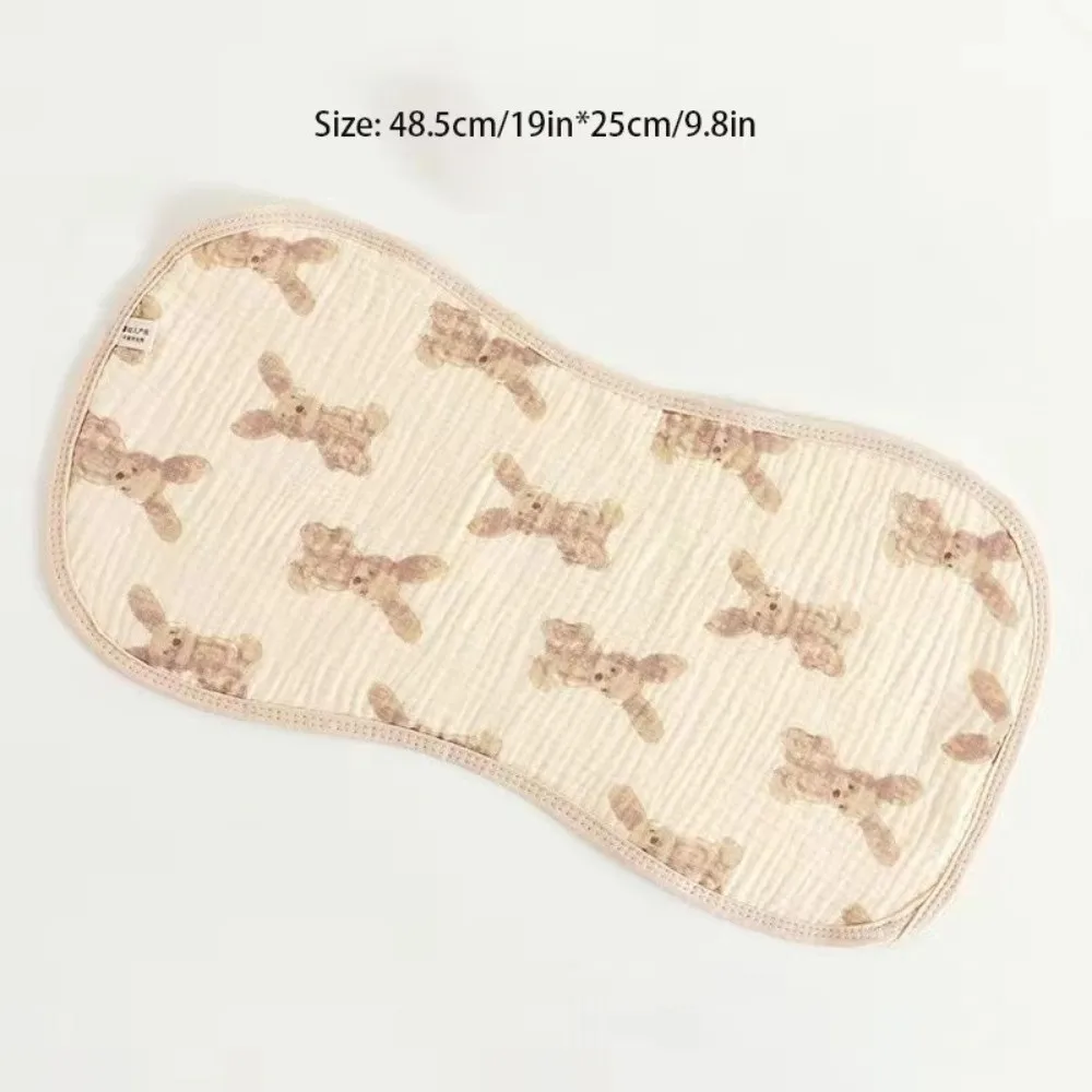 Nueva toalla para eructar de bebé recién nacido de gasa de seis capas, hombrera absorbente impermeable, toalla ligera para babas de bebé