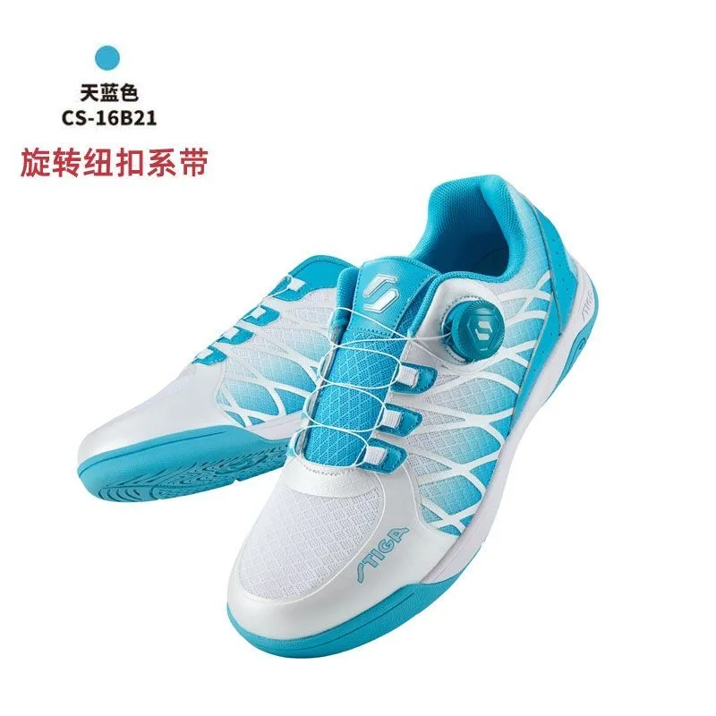 Professional Badminton Shoes Unisex Wearable Tennis Shoes Men Women Quick Lacing Sports Shoe Couples Non-Slip Court Shoe