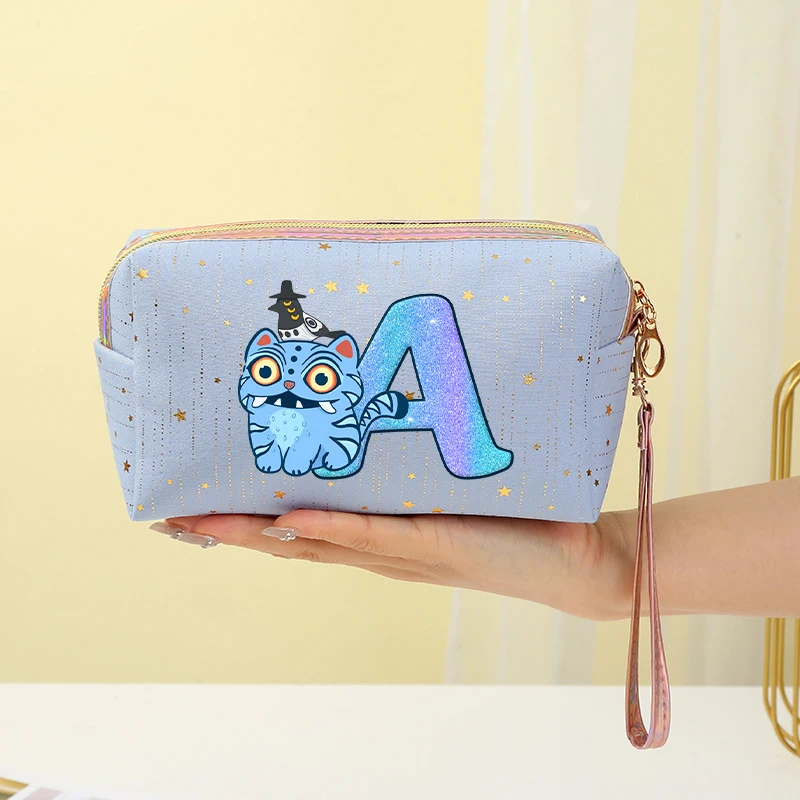 

KPop Demon Hunters Makeup Bag Fashion Anime Makeup Bag Waterproof Moisture proof Breathable Travel Bag Friends Birthday Gift