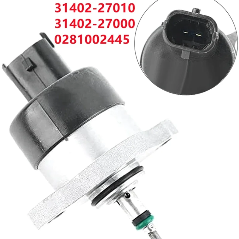 2PC Valvola DRV Valvola di sicurezza del rail del carburante Valvola di controllo di regolazione della pressione per Hyundai Kia 0281002718 31402-27010 3140227010 Parti