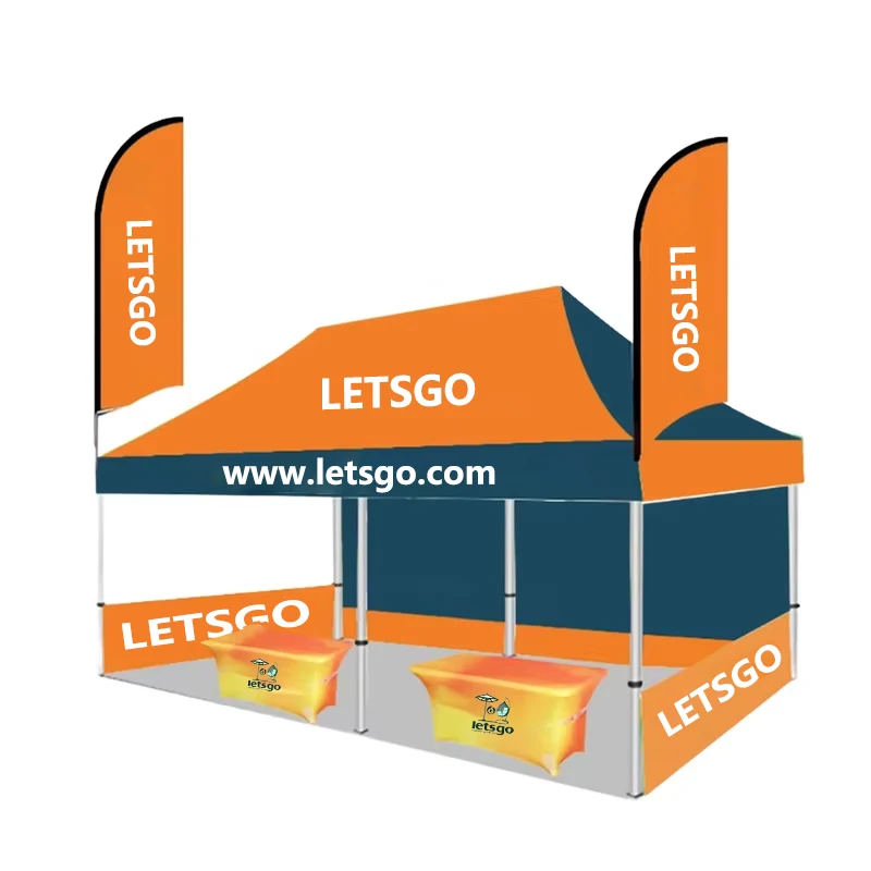 

Aluminum Folding Advertising Tent Pop up Canopy with Custom Digital Printing for Outdoor Events