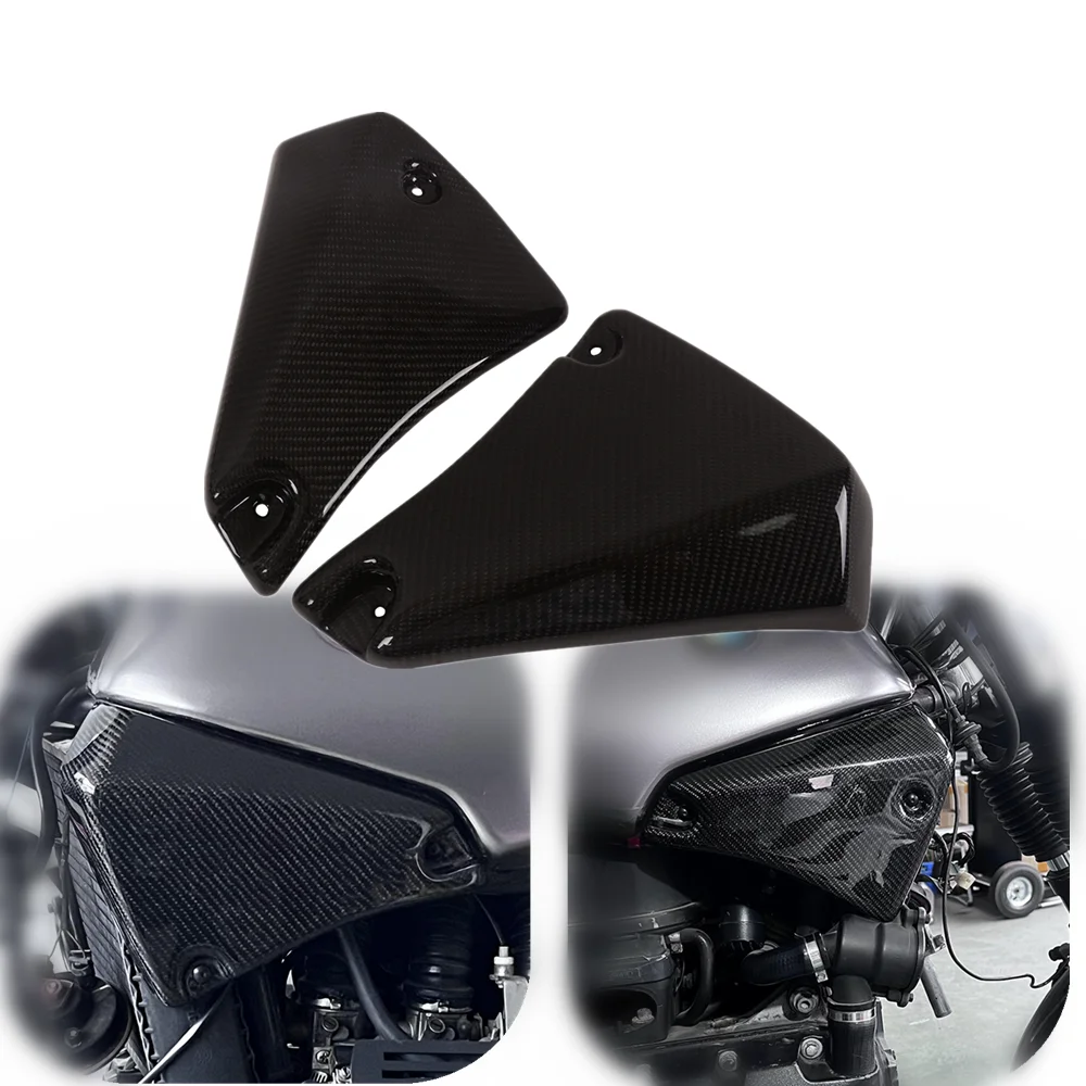 

Carbon Fiber Cafe Racer Side Tank Panels Tank Protector Cover Fairing Side Gloss Accessories For BMW K100 K75