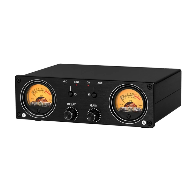 2023 nowy miernik Mini MIC/LINE VU RCA 2-drożny przełącznik rozdzielacza, skrzynka rozdzielcza głośnika