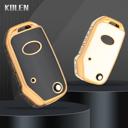 Fashion TPU Car Flip Key Case Cover Shell For KIA Sportage R GT Stinger GT Sorento Ceed CD Cerato Forte 2018 2019 Protected Fob