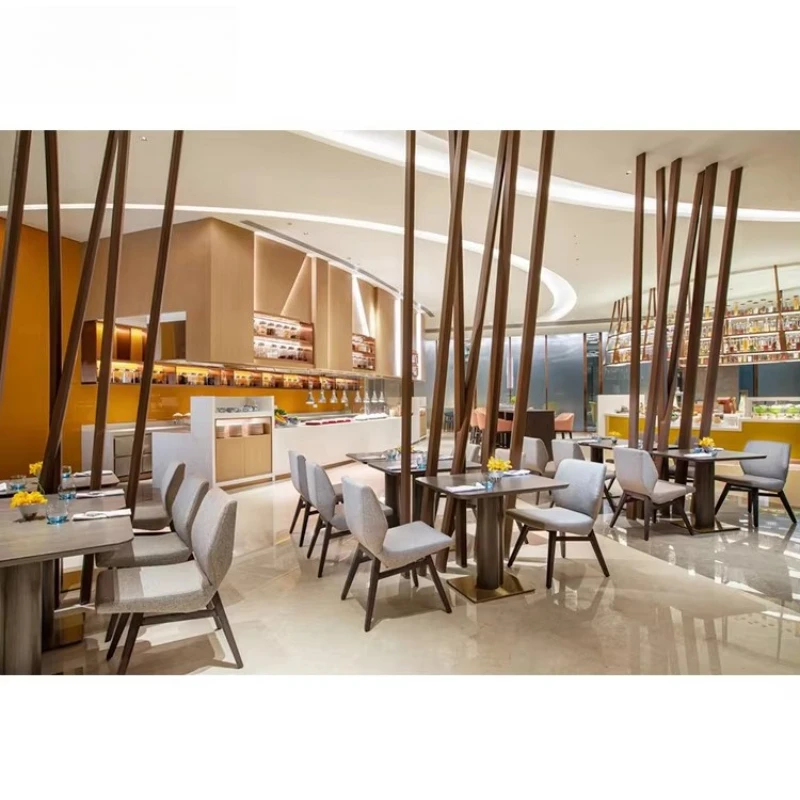 

Modern 5-star hotel restaurant furniture set hotel tables and chairs