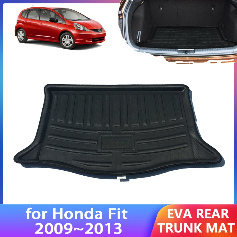 Do Honda FIT Jazz Ge8 Hatch MK 2 2009 2010 2011 2012 2013 Akcesoria samochodowe Tylna mata bagażnika Wykładzina podłogowa Wykładzina bagażnika Dywan